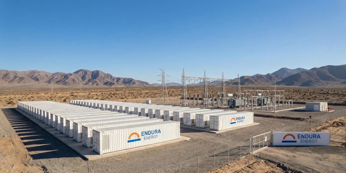 Endura Energy battery energy storage site.